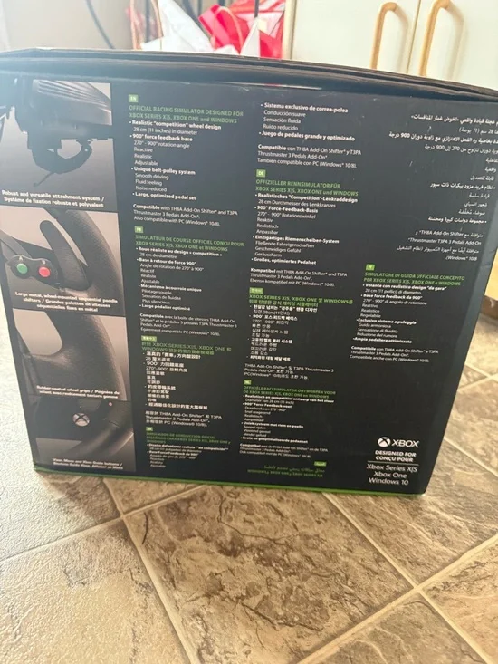 Black Racing Wheel Controller with Multi-Color Buttons - Picture 6 of 7